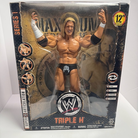 WWE Triple H 12” Maximum Aggression Series 1 Action Figure – Jakks